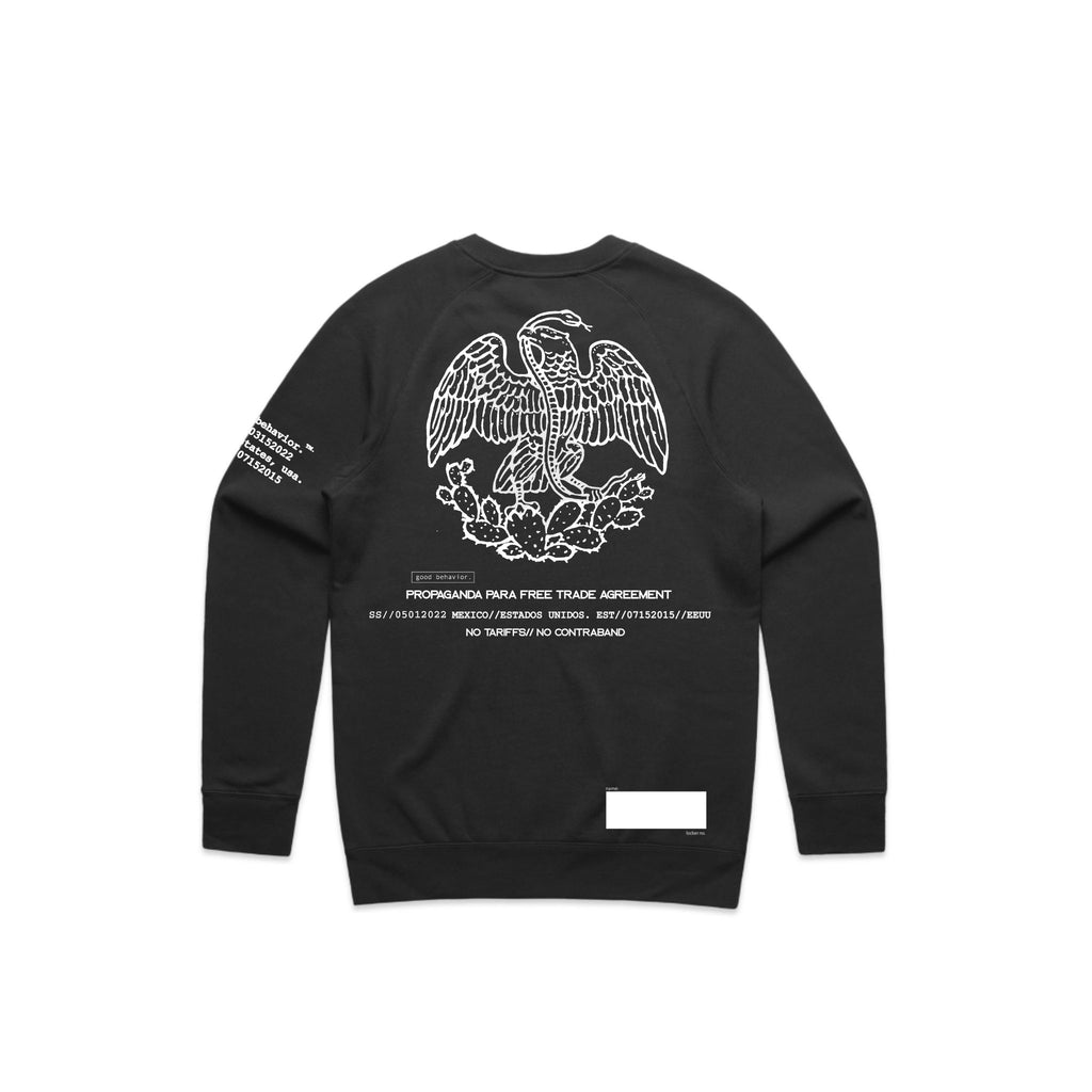 mexican eagle crewneck sweatshirt//