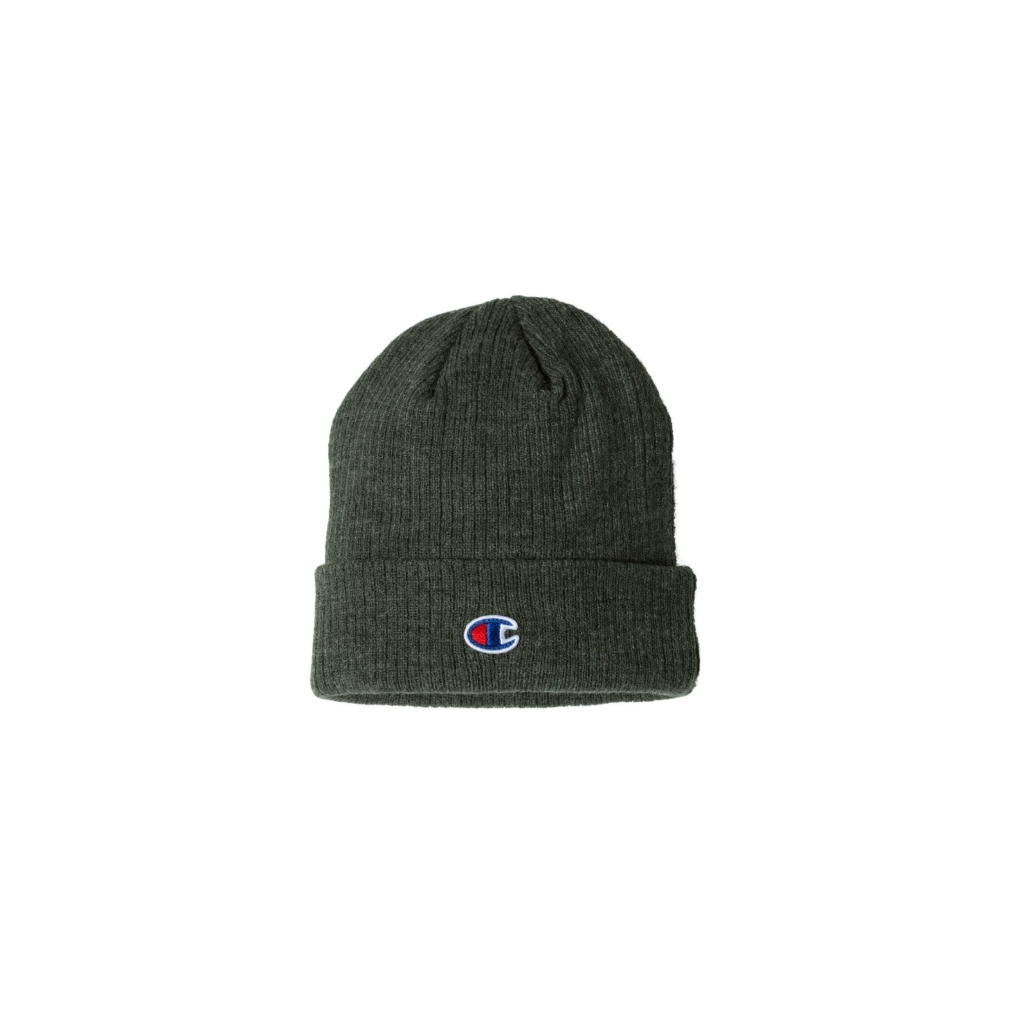 forest green metal tag beanie//
