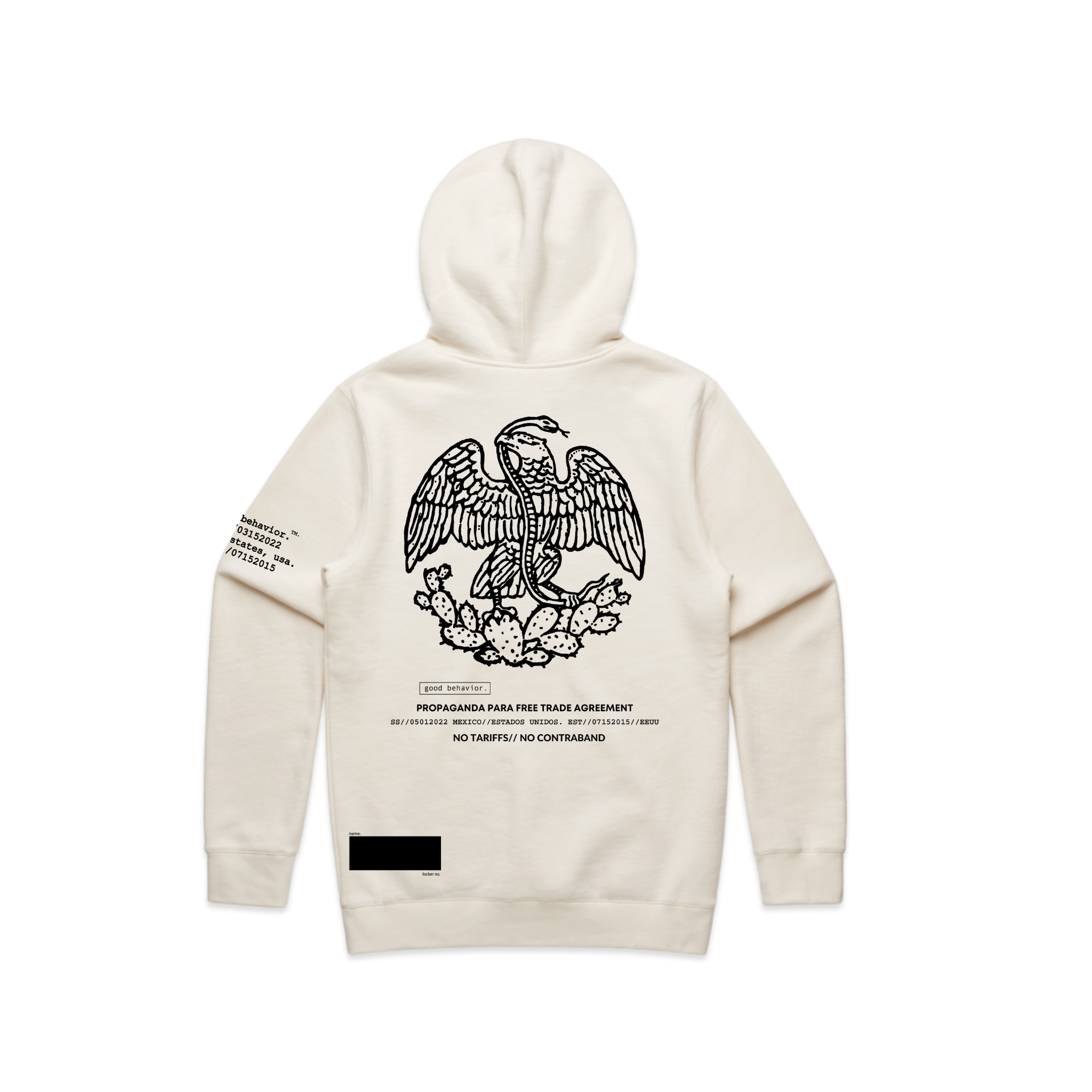 mexican eagle hoodie//