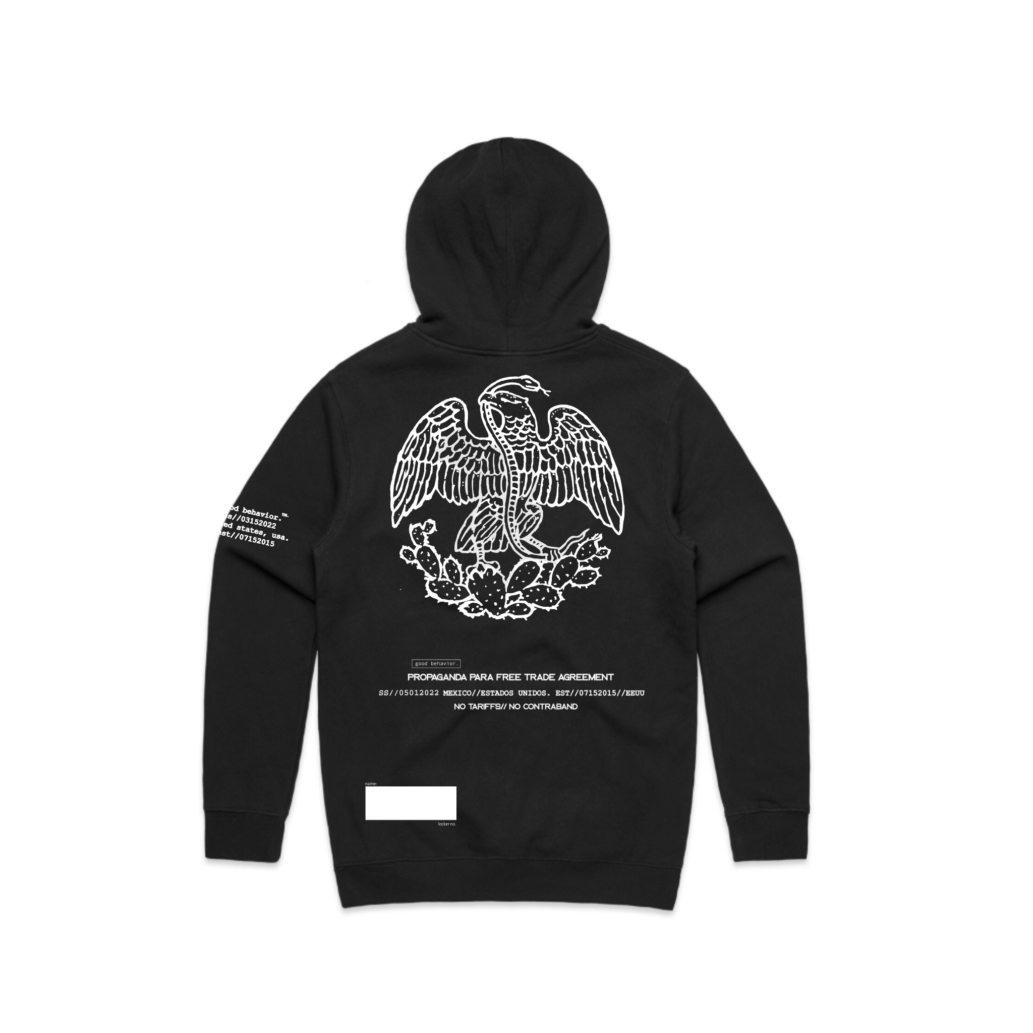 mexican eagle hoodie//