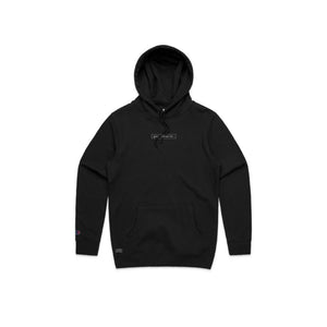 black gb box logo hoodie//