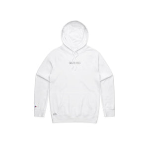 white gb box logo hoodie//