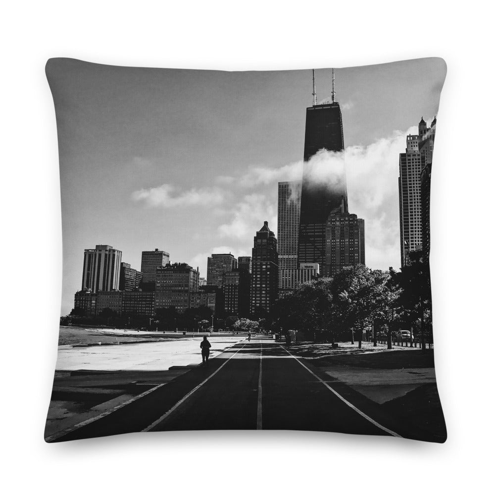 chicago throw pillow//